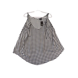 NWT Torrid Gingham Print V-Neck Adjustable Knot Strap Cami Top Size 0 Large/12